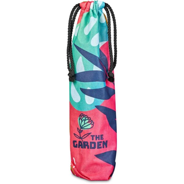 Hoppla Tipsy RPET Wine Bottle Drawcord Bag Custom Lifestyle 3