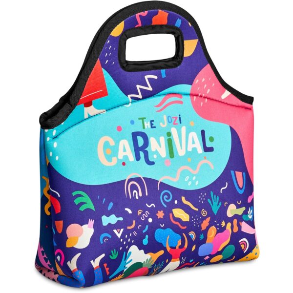 Hoppla Hobie Neoprene Lunch Cooler with Cut Out Handle Custom Lifestyle 3