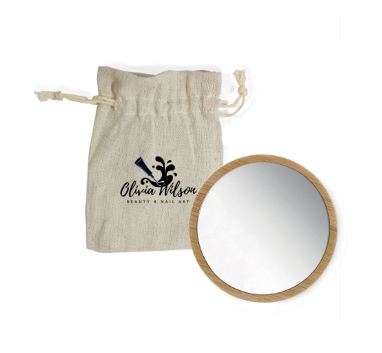 Bamboo Pocket Mirror Corporate Gifting
