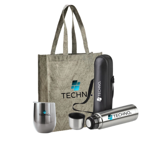 The Hydration & Mobility Set – Silver Corporate Gifting