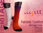 Patriotic Comfort Heritage Crew Custom Socks