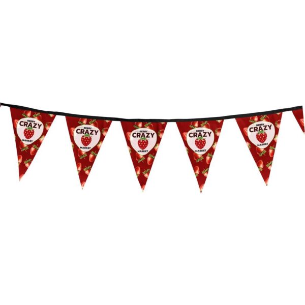 Sublimated Single-Sided Polyester Triangle Bunting 10m Display Items 2