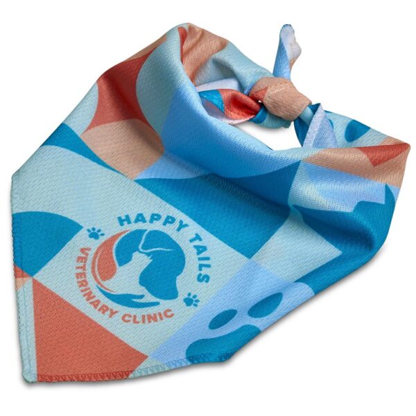 Hoppla Tyson Small Polyester Dog Bandana Custom Lifestyle 2