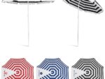 Serendipio Tanereef Stripe Beach Umbrella Serendipio Tanereef Stripe Beach Umbrella Corporate Gifting