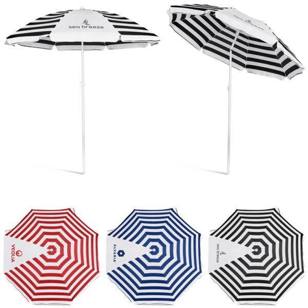 Serendipio Tanereef Stripe Beach Umbrella Items launched in 2024 2