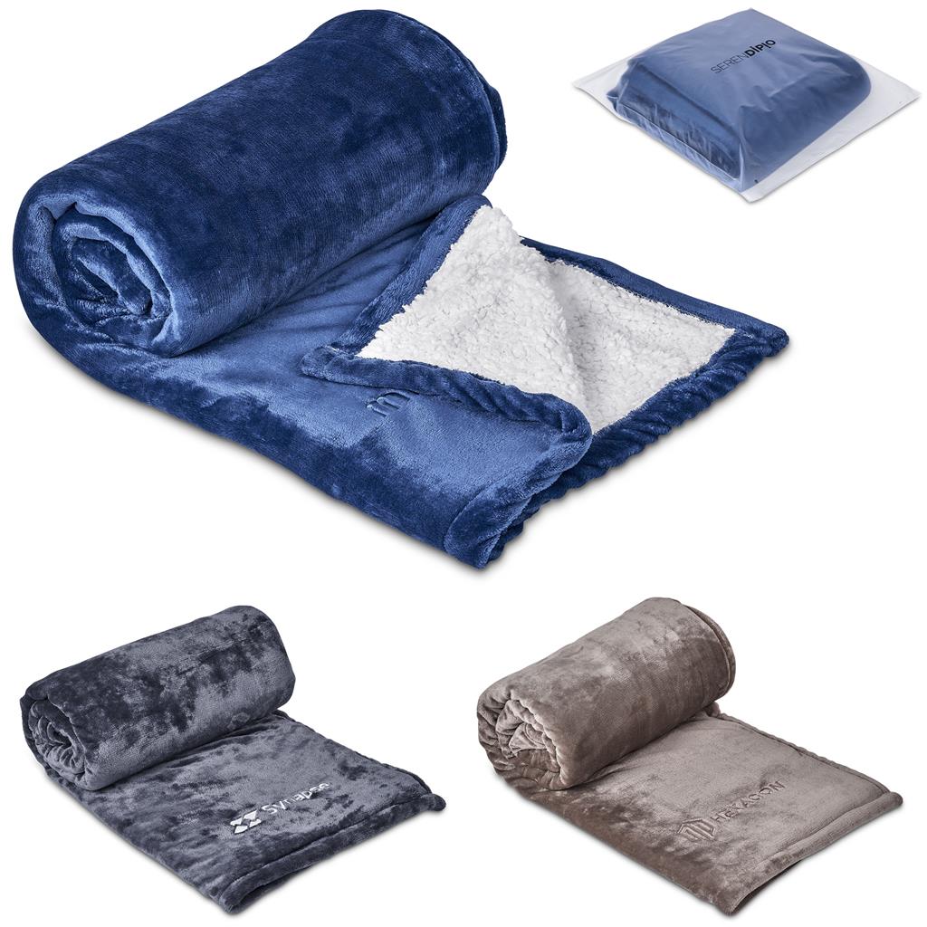 Serendipio Glacial Sherpa Fleece Blanket Serendipio Glacial Sherpa Fleece Blanket Blankets 2