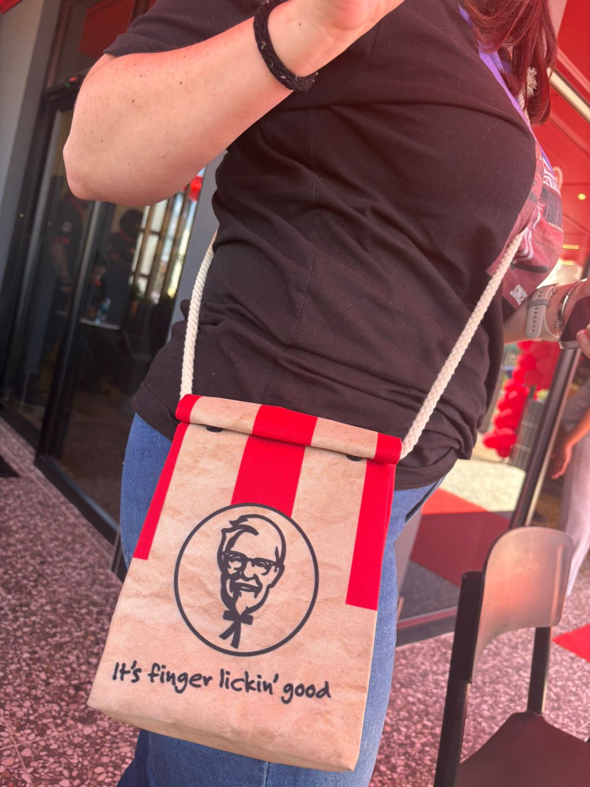 KFC branded sling bag — branded merchandise South Africa by Fancy Inc