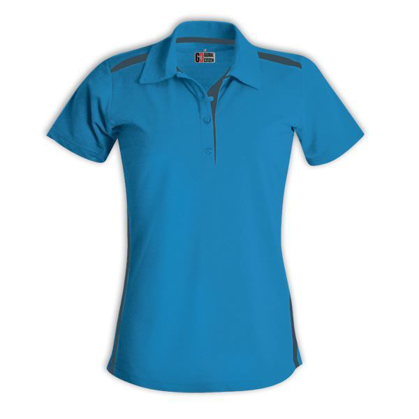 Ladies Vector Polo – Cyan/Graphite – End Of Range Ladies Vector Polo – Cyan/Graphite – End Of Range ON SALE 2