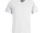 140g Urban Lifestyle V-Neck T-Shirt – White – End Of Range ON SALE