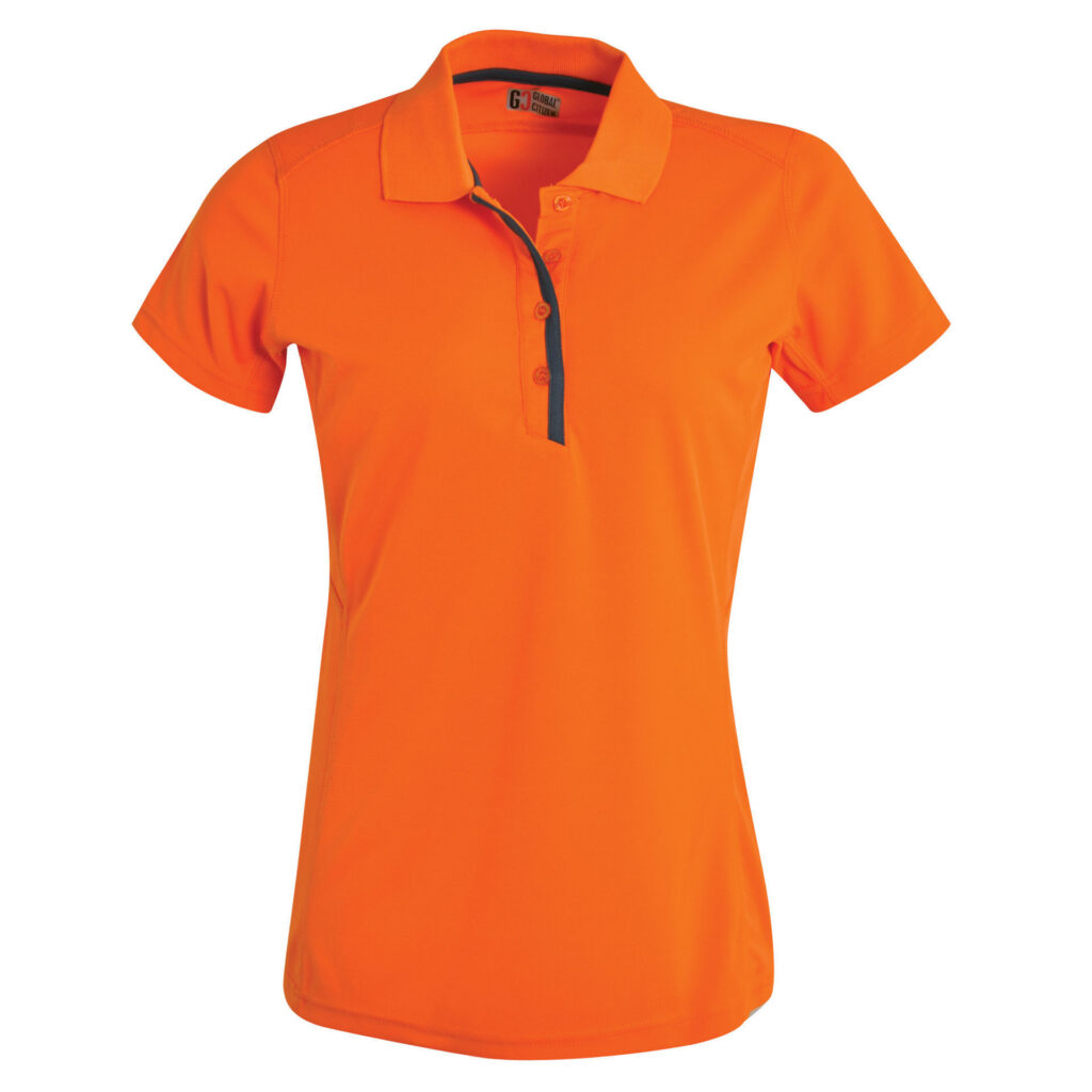 Ladies Matrix Polo – Orange/graphite – While Stocks Last ON SALE