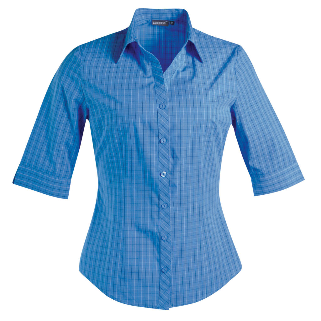 Donna Blouse 3/4 Sleeve – Check 3 MADE IN SA