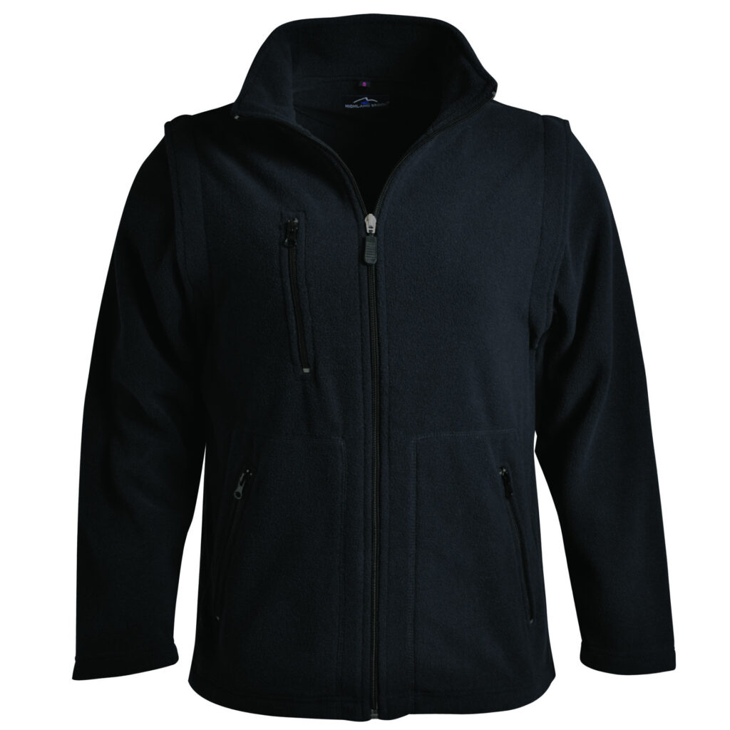 Ladies Zip Off Sleeve Polar Fleece FLEECE