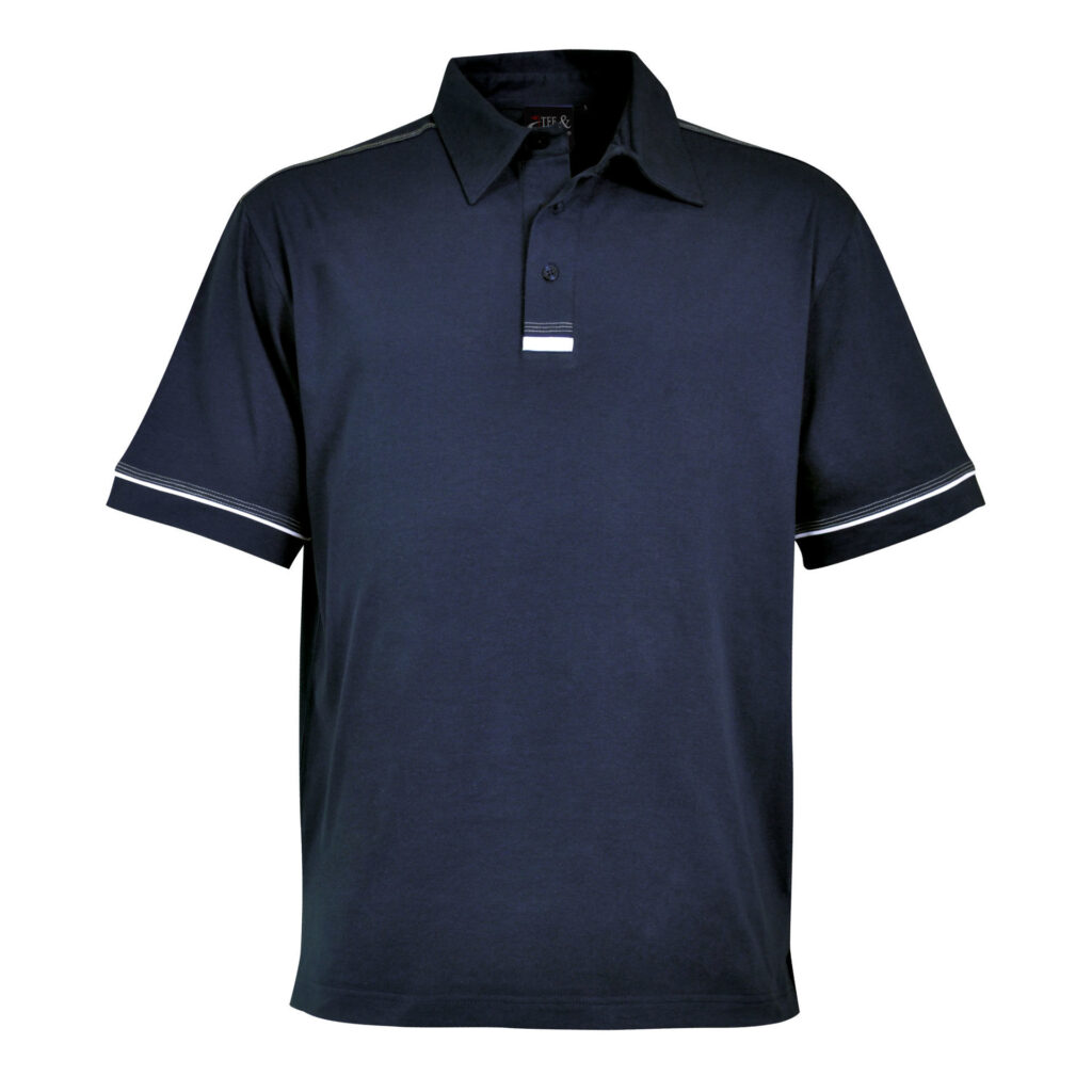Flat Piping Polo GOLF SHIRTS