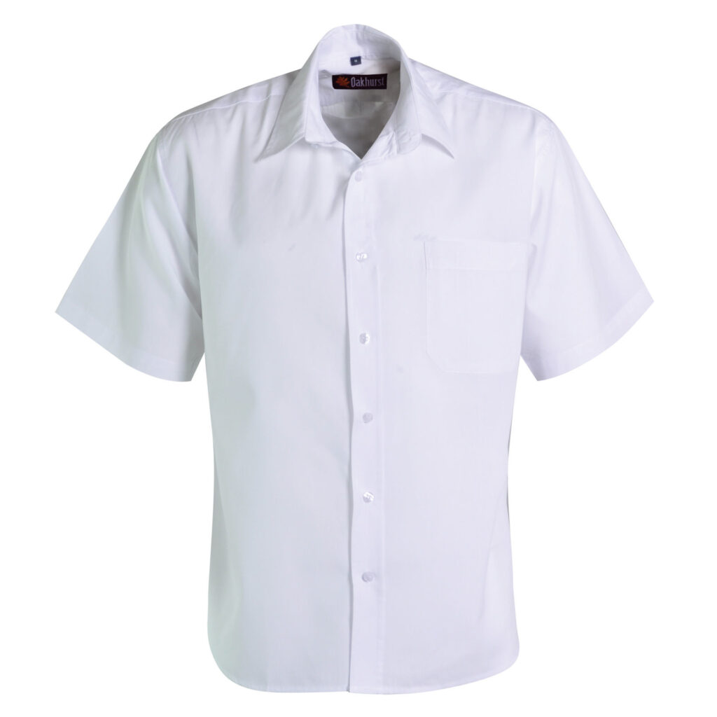 Icon Woven Shirt Short Sleeve – Bright White – End Of Range Classics