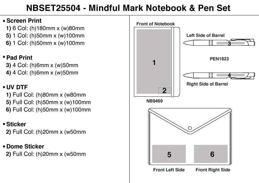 Mindful Mark Notebook & Pen Set Mindful Mark Notebook & Pen Set Budget Ideas 8