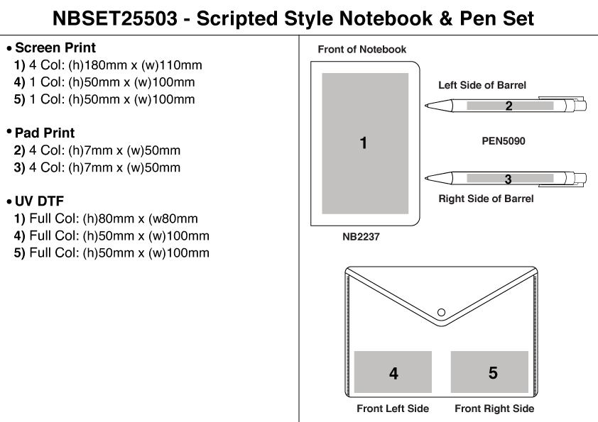 Scripted Style Notebook & Pen Set Scripted Style Notebook & Pen Set Budget Ideas 9