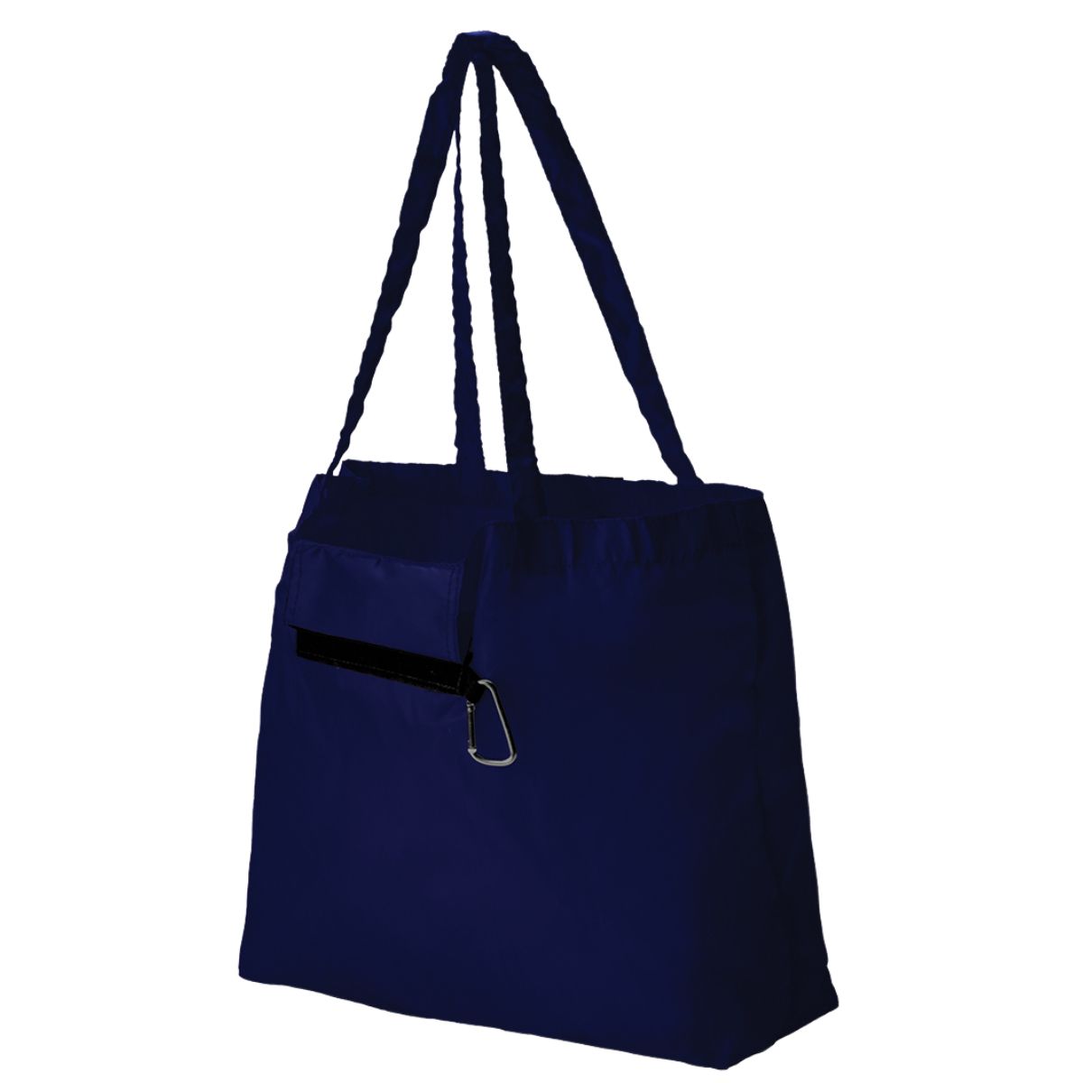 Foldable Shopper with Carabiner Foldable Shopper with Carabiner Shopper & Totes 4