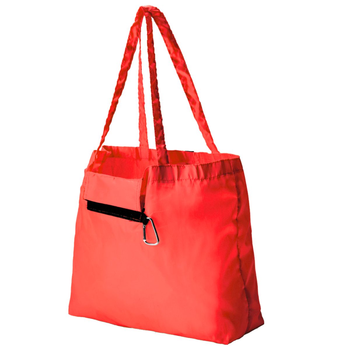 Foldable Shopper with Carabiner Foldable Shopper with Carabiner Shopper & Totes 5
