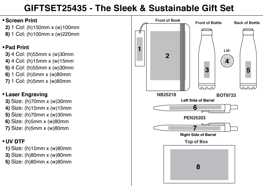 The Sleek & Sustainable Gift Set The Sleek & Sustainable Gift Set Drinkware Sets 6