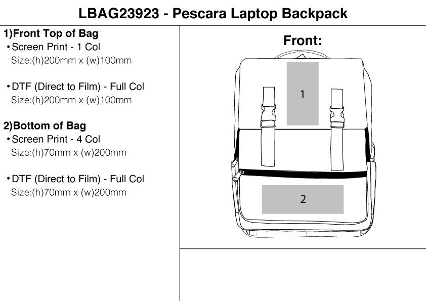 Pescara Laptop Backpack Pescara Laptop Backpack Corporate Gifting 3