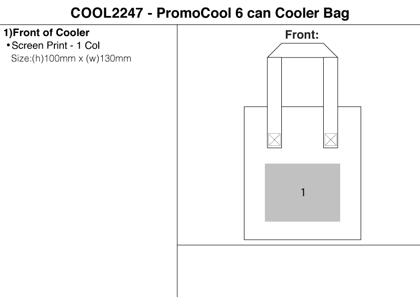 PromoCool 6 can Cooler Bag PromoCool 6 can Cooler Bag Cooler Bags 5