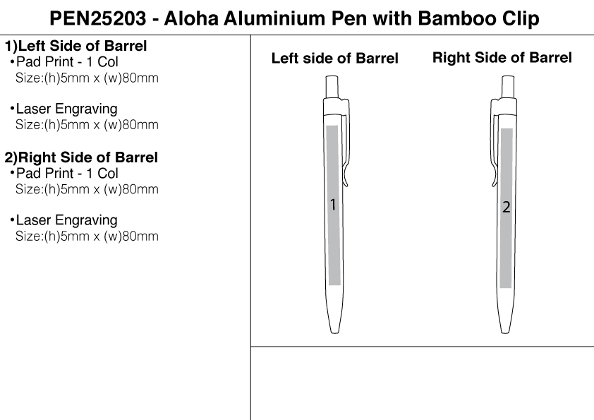 Aloha Aluminium Pen with Metal Clip Aloha Aluminium Pen with Metal Clip Budget Ideas 8