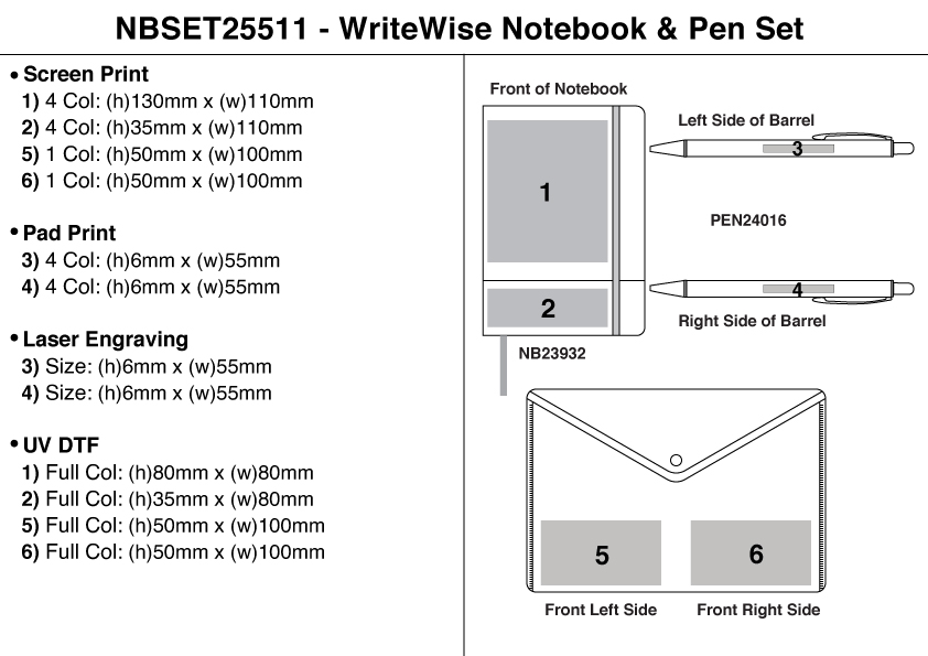 WriteWise Notebook & Pen Set WriteWise Notebook & Pen Set Gifts under R100 6