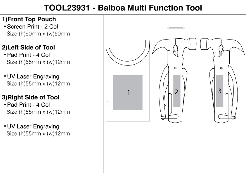 Balboa Multi Function Tool Balboa Multi Function Tool Shop by Occasion 3