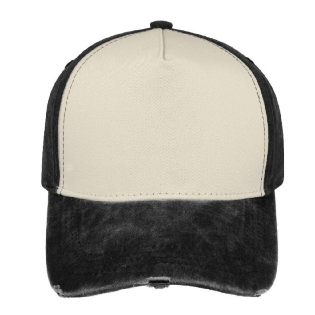 Pigment Washed 5 Panel Cap Workwear and Hospitality