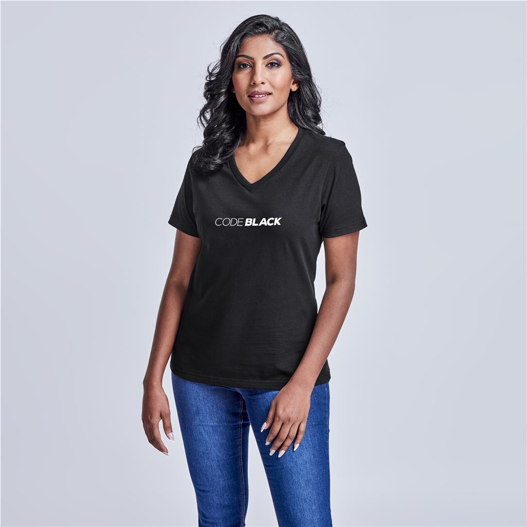 Ladies Super Club 165 V-Neck T-Shirt Ladies Super Club 165 V-Neck T-Shirt Corporate Clothing 2