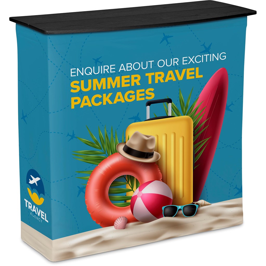 Pop Up Fabric Counter Pop Up Fabric Counter Branded Displays 2