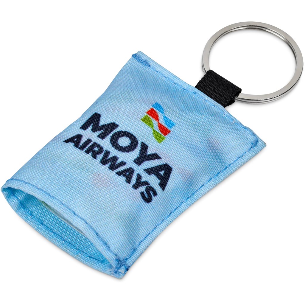 Hoppla Aquila Polyester Keyring Pouch with Cleaning Cloth Hoppla Aquila Polyester Keyring Pouch with Cleaning Cloth Corporate Gifting 4
