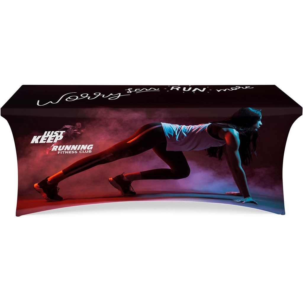 Champion Spandex Stretch Slip-Over Tablecloth Champion Spandex Stretch Slip-Over Tablecloth Branded Displays 3
