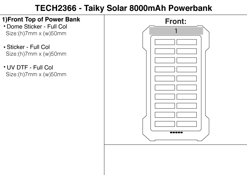 Taiky Solar 8000mAh Powerbank Taiky Solar 8000mAh Powerbank Corporate Gifting 3