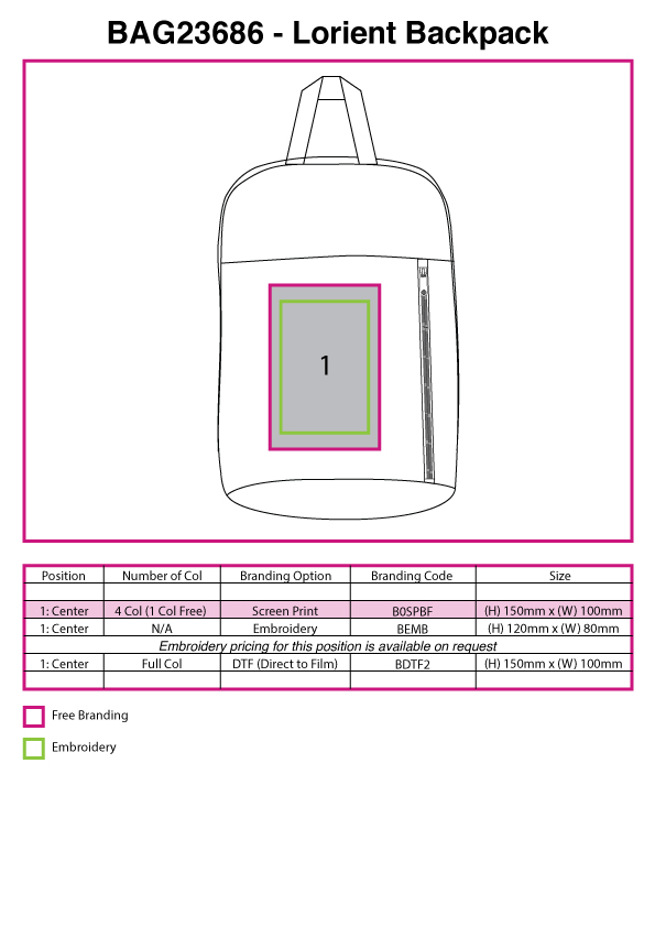 Lorient Backpack Lorient Backpack Corporate Gifting 6