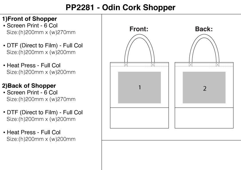 Odin Cork Shopper Odin Cork Shopper Corporate Gifting 3