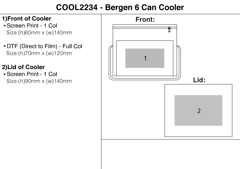 Bergen 6 Can Cooler Bergen 6 Can Cooler Corporate Gifting 3