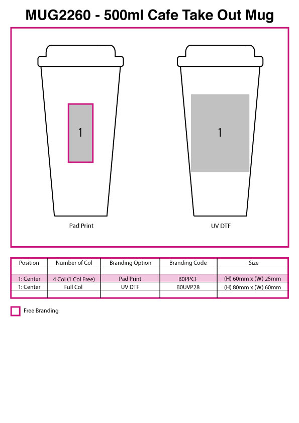 500ml Café Take Out Mug 500ml Café Take Out Mug Gifts under R100 6