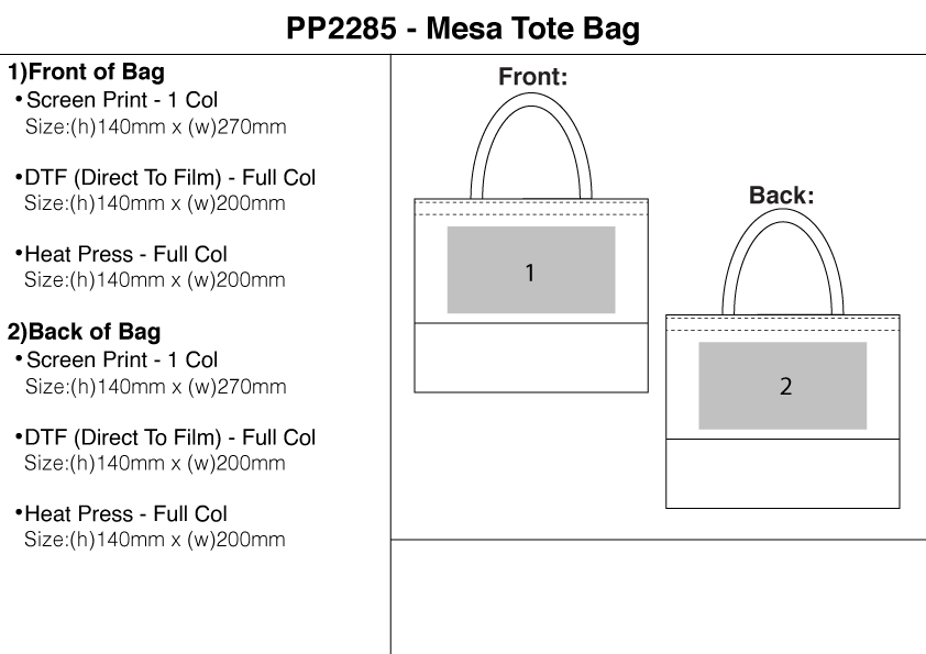 Mesa Tote Bag Mesa Tote Bag Corporate Gifting 3