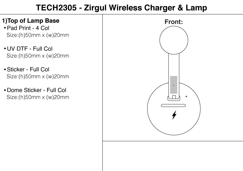 Zirgul Wireless Charger & Lamp Zirgul Wireless Charger & Lamp Corporate Gifting 3