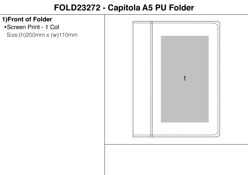 Capitola A5 PU Folder Capitola A5 PU Folder Corporate Gifting 3