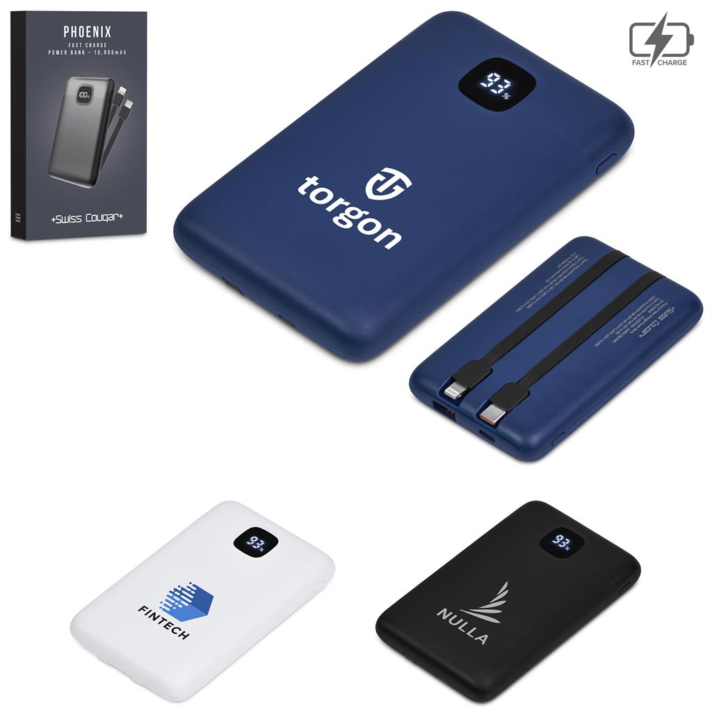 Swiss Cougar Phoenix Fast Charge 22.5W Power Bank – 10,000mAh Budget Ideas