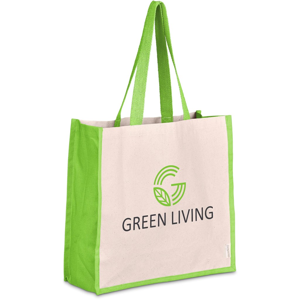 Kooshty SoCo Cotton Tote – Lime Gifts under R100