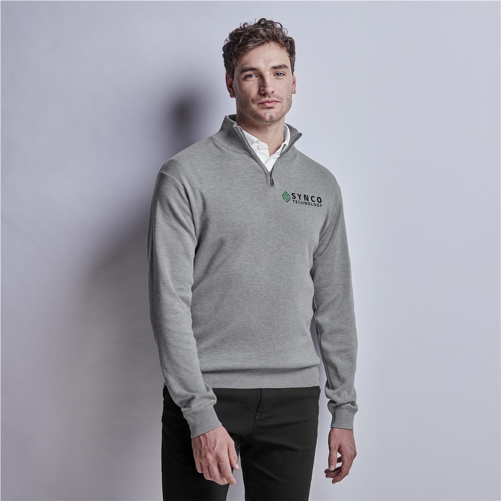 Mens 1/4 Zip Quantum Low Pill Jersey Corporate Clothing