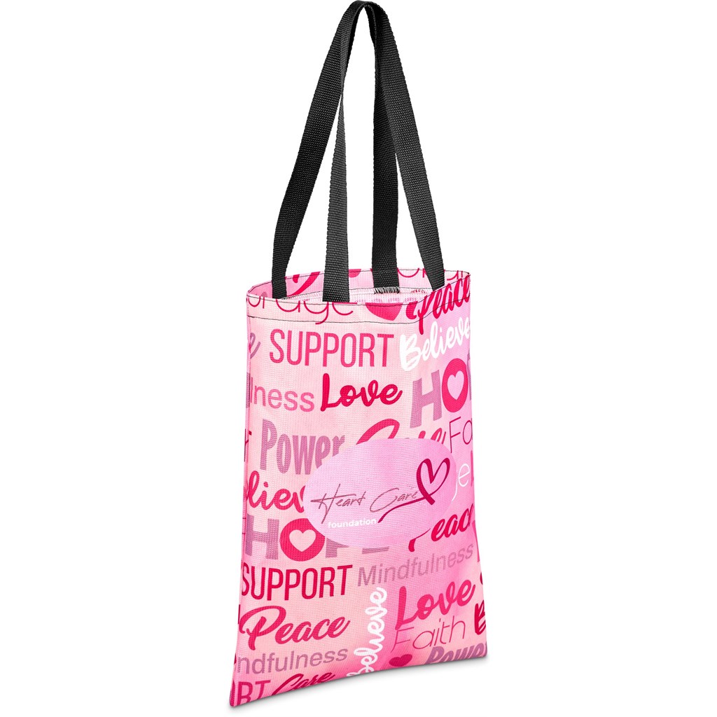 Pre-Printed Sample Hoppla Eden Recycled PET Stitch-Bond Shopper Corporate Gifting