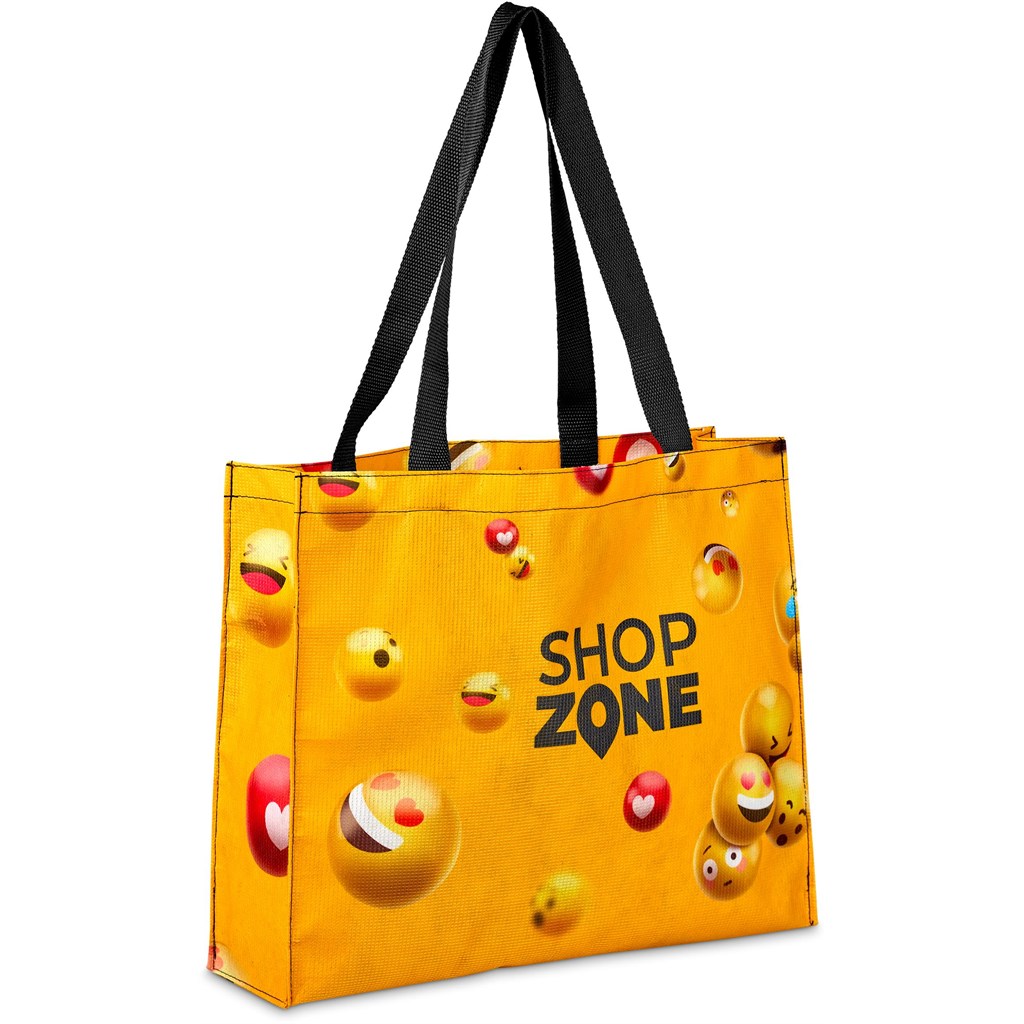 Pre-Printed Sample Hoppla Menlyn Recycled PET Stitch-Bond Shopper Corporate Gifting