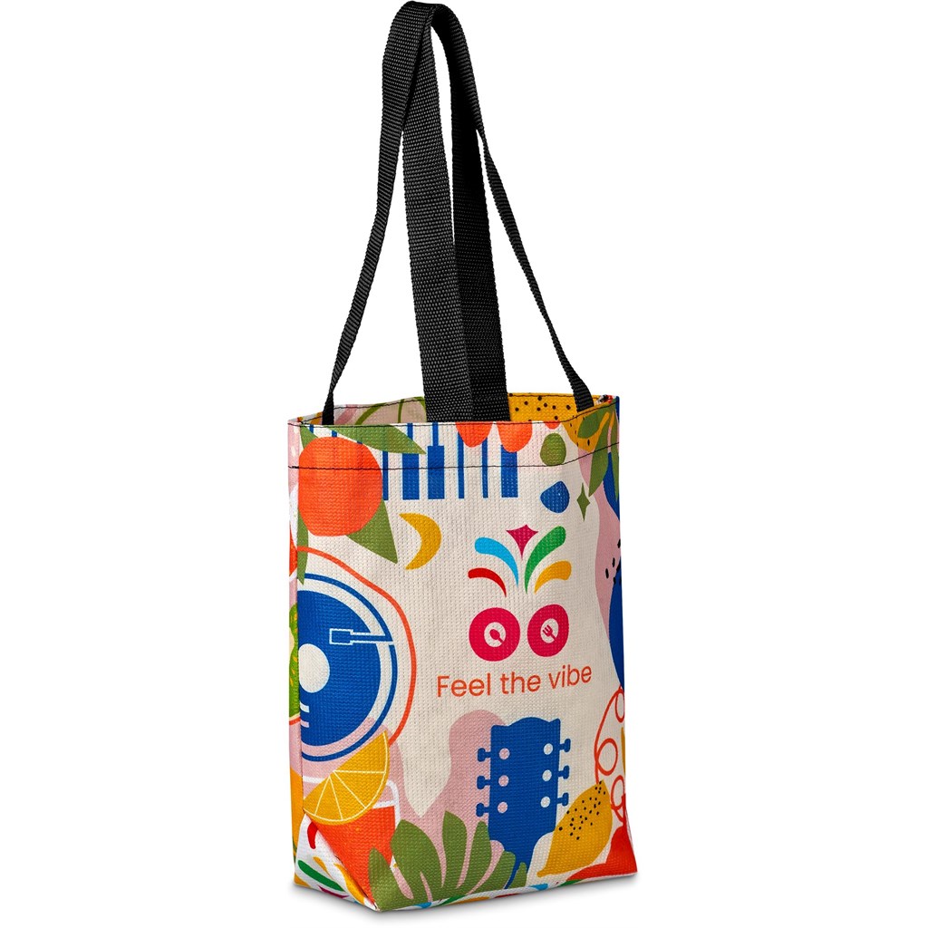 Pre-Printed Sample Hoppla Bayside Recycled PET Stitch-Bond Shopper Corporate Gifting 7