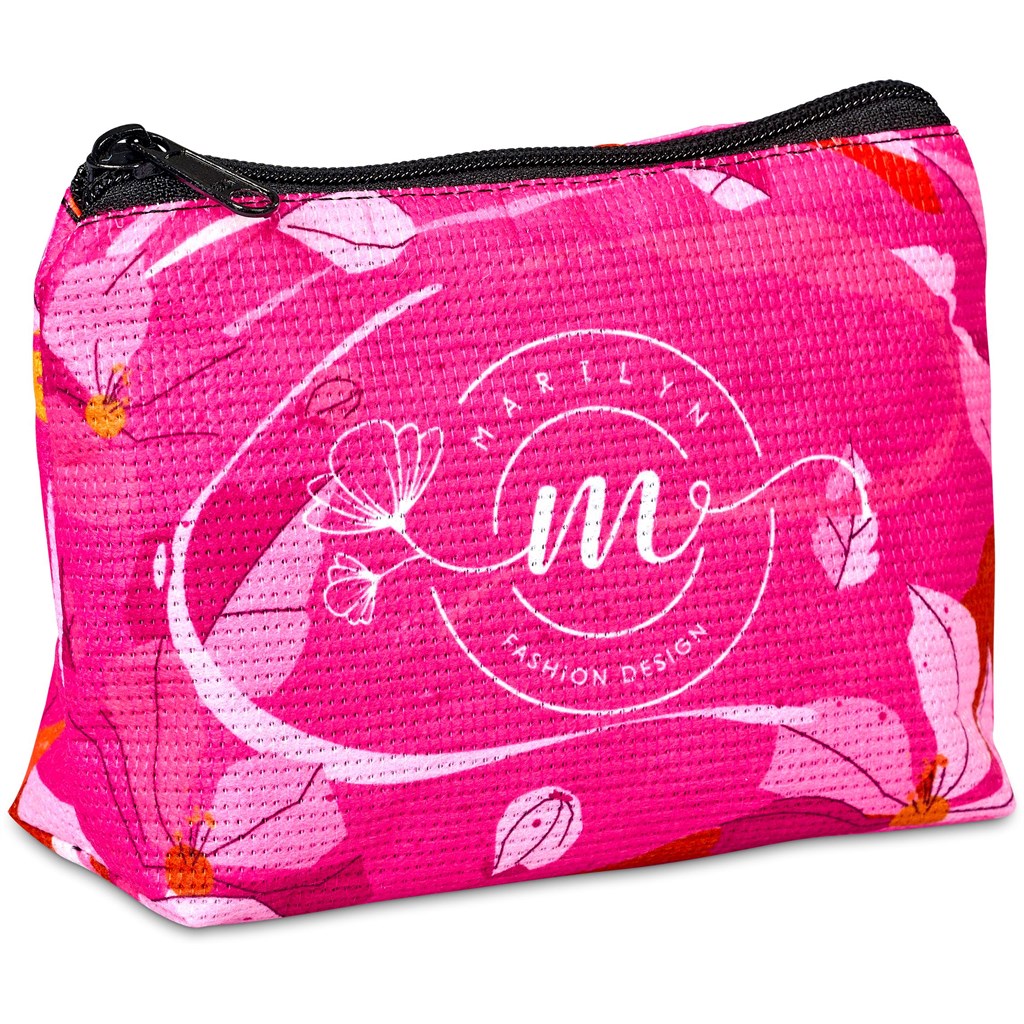 Pre-Printed Sample Hoppla Leanne Recycled PET Stitch-Bond Mini Toiletry Bag Budget Ideas