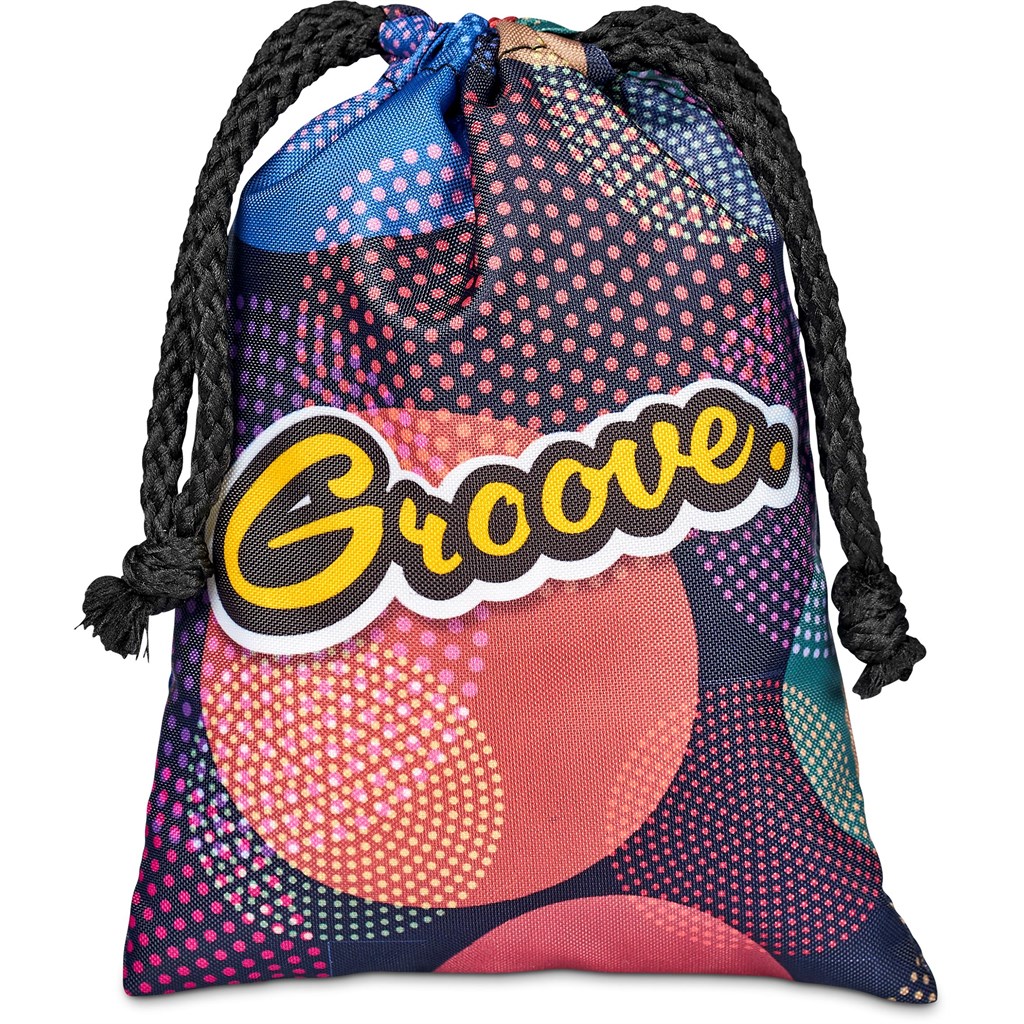 Pre-Printed Sample Hoppla Atlantic Mini Polyester Drawstring Pouch Corporate Gifting