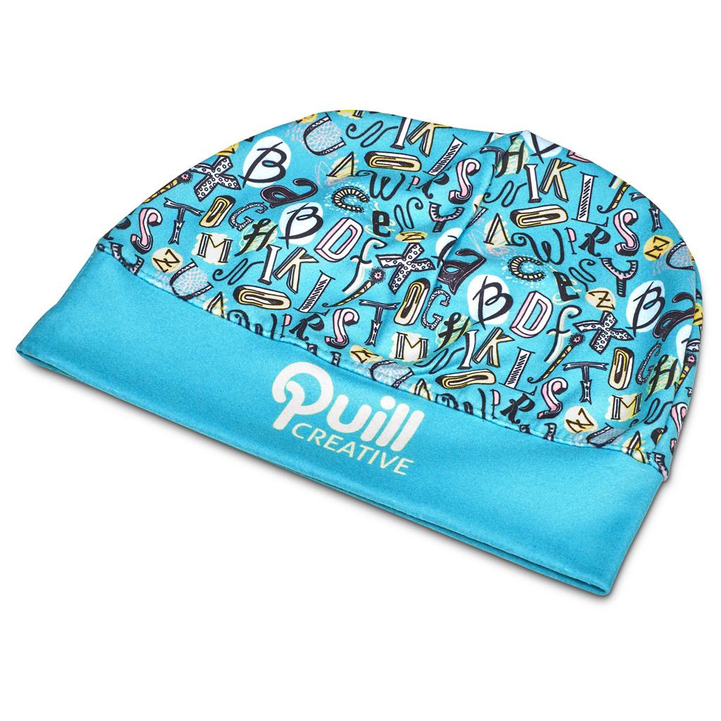 Pre-Printed Sample Hoppla Snowflake Polar Fleece Beanie Corporate Gifting